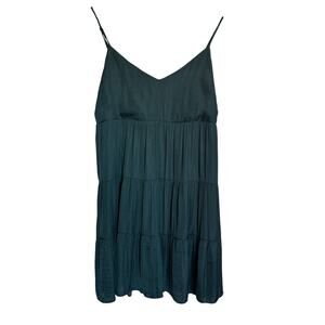 Naked Zebra  Spaghetti Strap Dress –Emerald Green – Women S